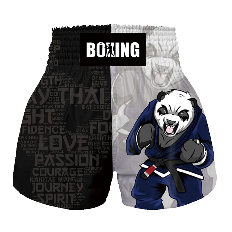 

Muay Thai Fighting Shirt MMA short sleeved fitness shorts Boxing set Custom personalized breathable large size shorts