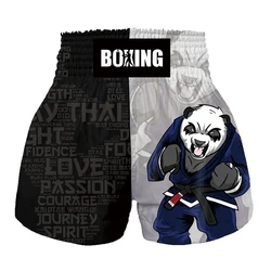 Muay Thai Fighting Shirt MMA short sleeved fitness shorts Boxing set Custom personalized breathable large size shorts