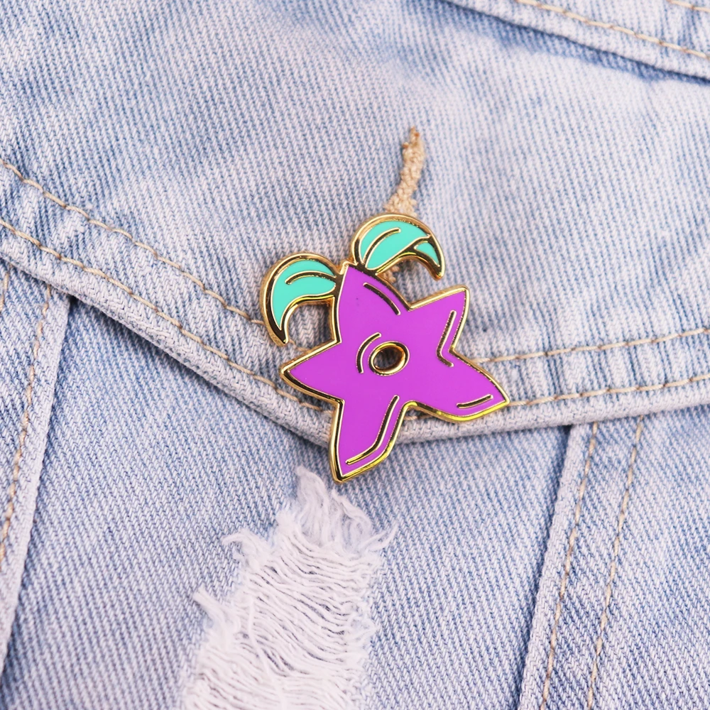 Stardew Valley Stardrop plaqué or émail broche sac Badge bijoux cadeau