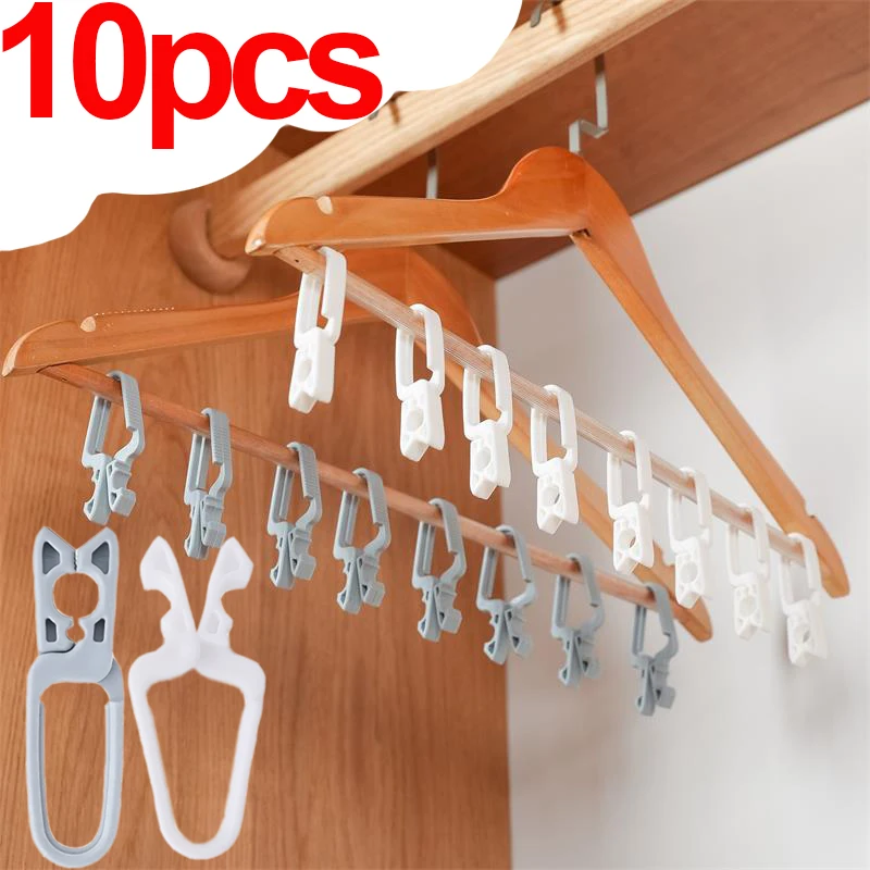 1/10Pcs Clothes Clips Drying Towels Socks Clothing Clamp Bedspread Hanger Clip Laundry Cloth Pins Clothes Pin Snack Sealing Pegs