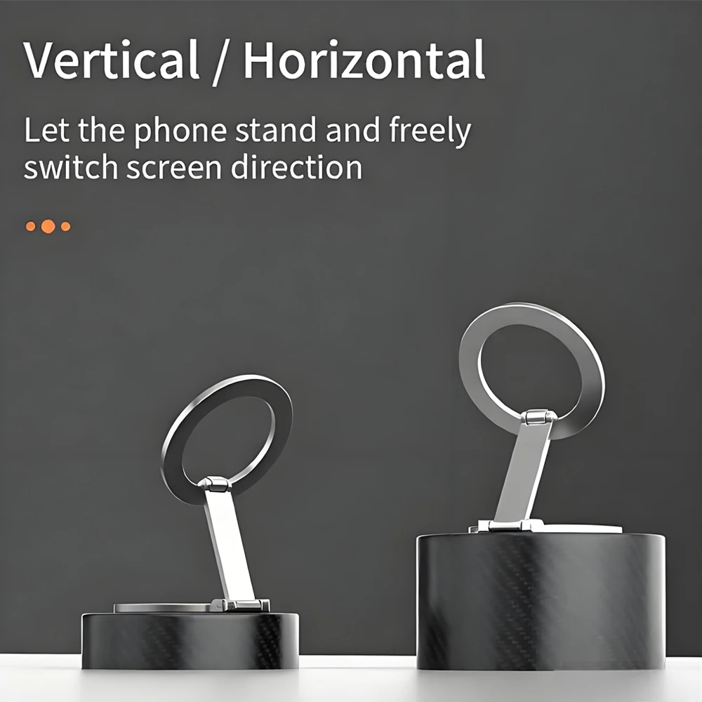 Magsafe Double-sided Magnetic Phone Finger Ring Holder Desktop Stand for iPhone 13 14 15 Pro Max Xiaomi Huawei Phone Accessories