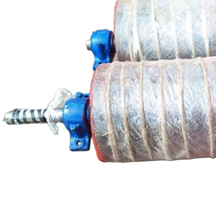 #Mining Belt Conveyor System Used Conveyor Belt Flat Idler Pulley
