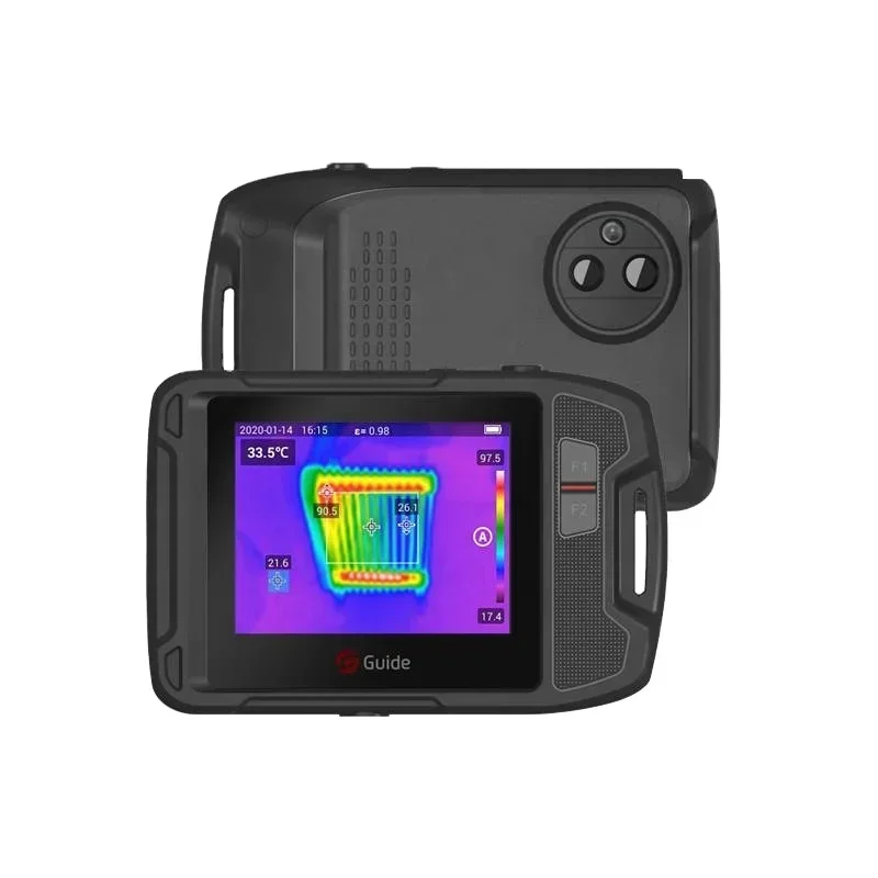 

Тепловизор карманный GUIDE P120V для строительной и промышленной инспекции с сенсорным экраном и облачным сервисом