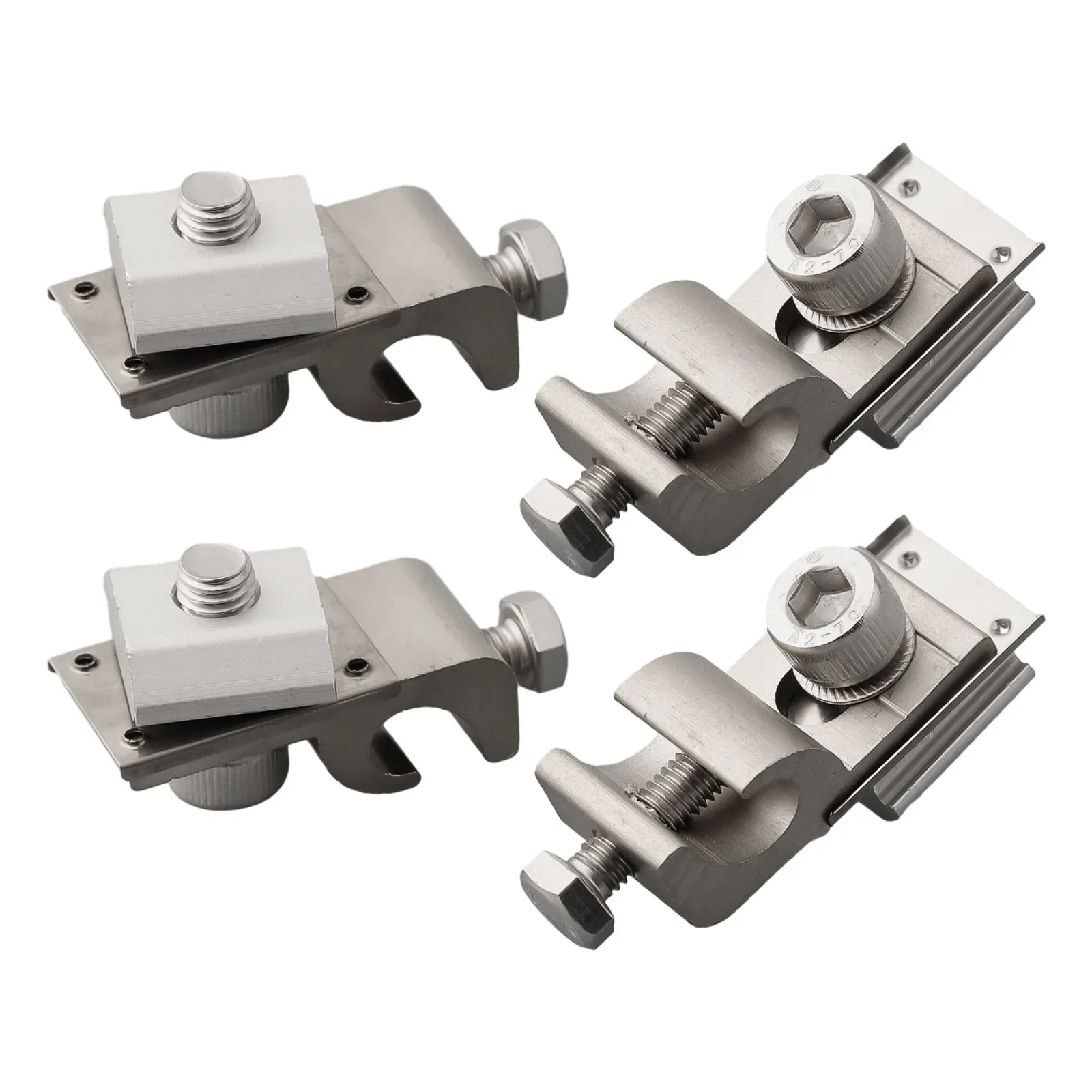 Clamps Solar Panel Mounting Bracket Accessories Aluminum Solar Mounting System Solar Panel Fasteners Brand New