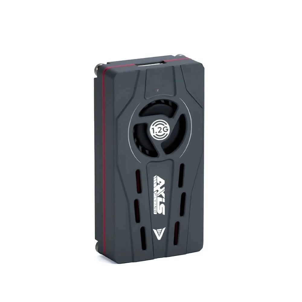 Applicable to Max 1.2G 2W VTX Fan with CNC Heat Sink Dual Function-Buttons Built in MIC Silent for Long Range RC FPV Drone