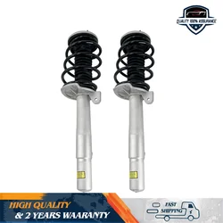 2X Front Left & Right Shock Struts Assys EDC For BMW E65 E66 750i 760i 745Li 750Li 2001-2008 31316785529 31316785530