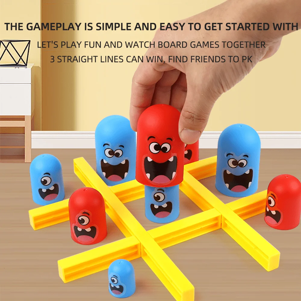 

Tic Tac Toe Intelligent Eating Chess Interactive Multiplayer Party Game Decoration