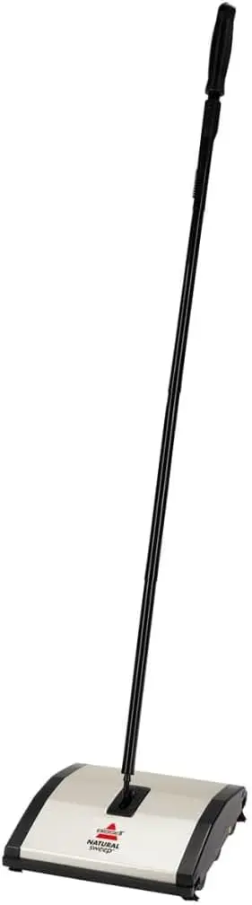 

Двухщеточный вращающийся подметатель для пола с угловыми щетками, легкий (1,9 кг) для ковров и твердых поверхностей