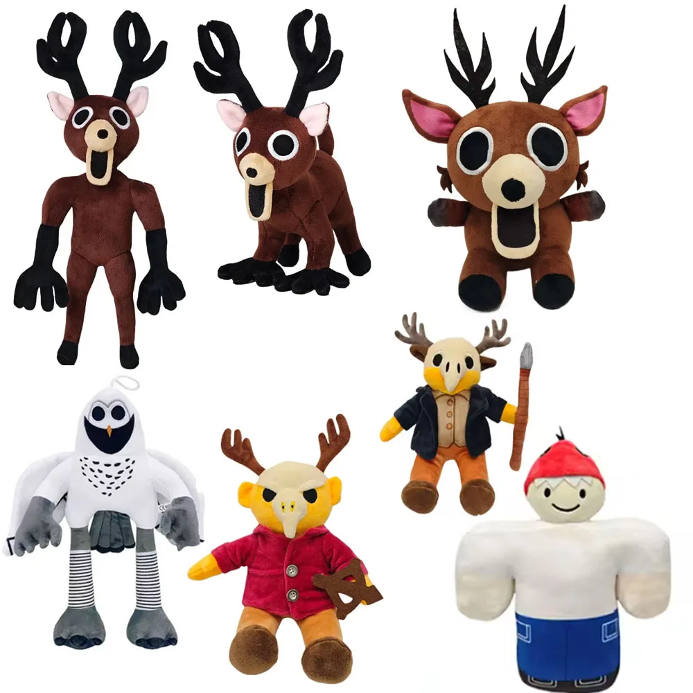 Caliente 32 cm 99 notturni cartoon en el bosque ciervos juguetes de peluche muñeca de peluche de algodón Anime Animal para