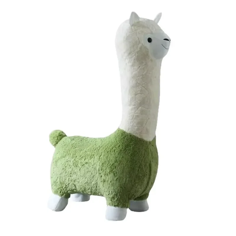 Alpaca stools, living room floor ornaments, plush animal seats, moving gifts, housewarming, new home
