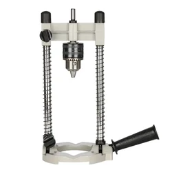 Precision Drill Holder Pipe Drill Holder Stand Drilling Guide with Adjustable Angle and Removeable Handle DIY tool