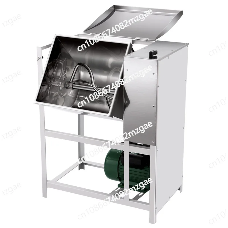 Fully Automatic Commercial Dough Mixing Machine 25kg Mixing Dough Machine Multifunctional Thickened Stainless Steel Large