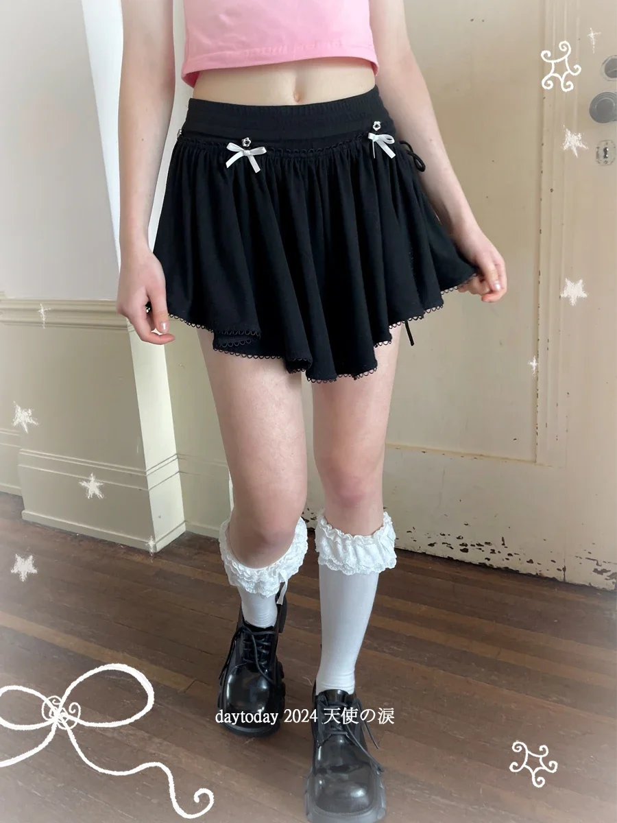 daytoday-pantalones-cortos-de-ballet-originales-para-ninas-minifalda-de-punto-pajarita-asimetrica-lindas-faldas-cortas-kawaii