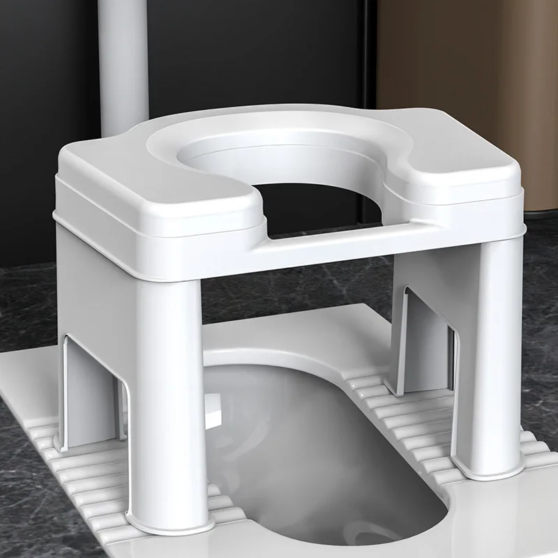 

AOLIVIYA Squat to Sit Toilet Chair Bathroom Toilet Stool Home Toilet Squat Artifact Simple Sitting Frame