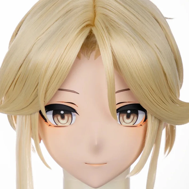 

(MEO082) Customize Handmade Full Head Lockable Crossdress Male to Female Japanese Cartoon Anime Game Character Kigurumi Mask