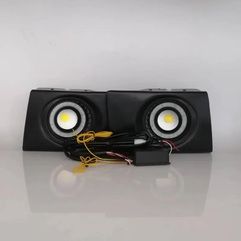 LED Angel Eye Fog Light Assembly Kit For Hyundai Tucson 2004 2005 2006 2007 2008 2009 2010 2011 2012  Dual Color Angel Eye Daytime Running Lights Lamp DRL Daylight Driving Accessories Kits view 2