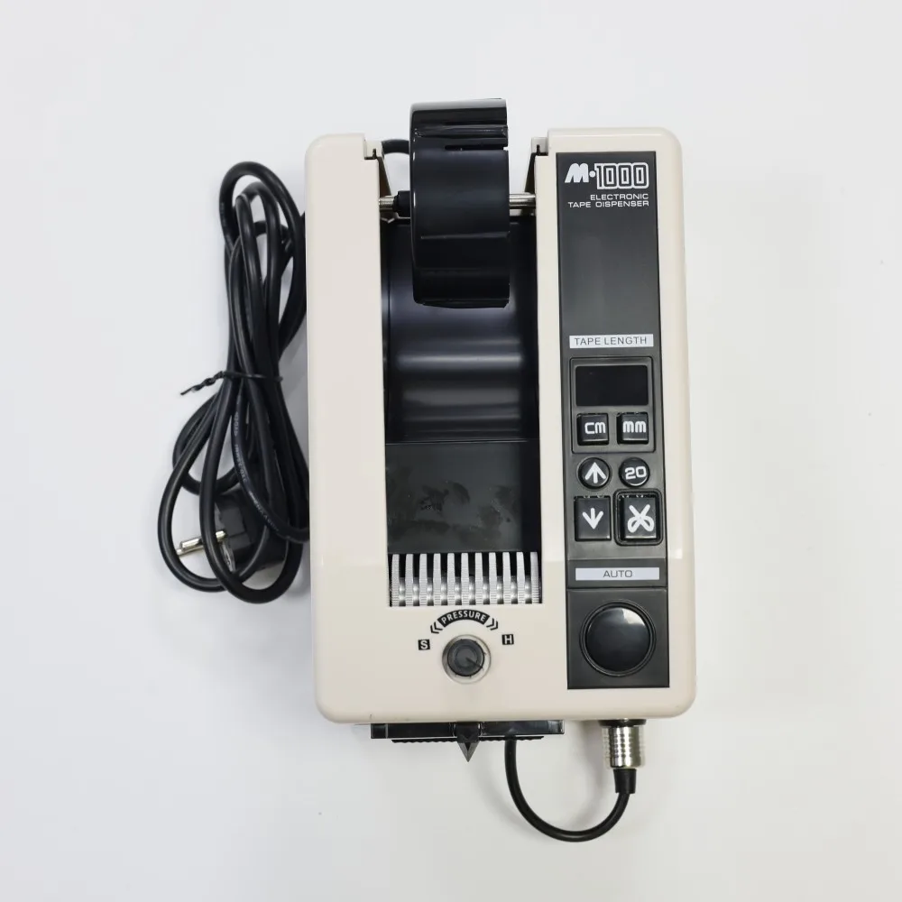 معدات تعبئة الشريط التلقائي قطع لاصق آلة مكتب الشريط 220 فولت/110 فولت M-1000 موزع