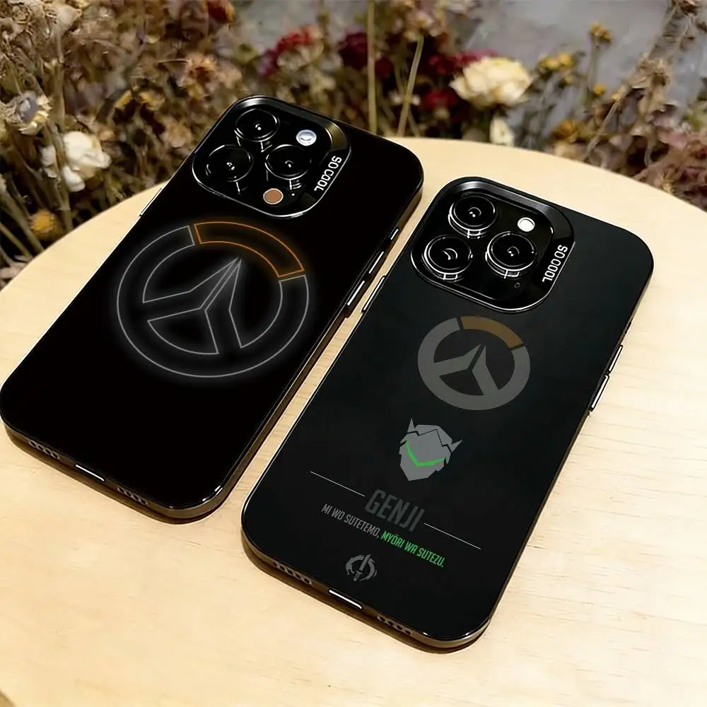 

G-Game O-Overwatch Phone Case For iPhone 17,16,15,14,13,12,11 Plus,Pro Max,XS,Colorful Silver Phone case Funda Cover