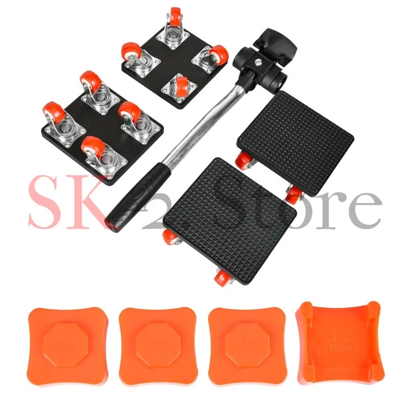 Moving heavy objects artifact moving universal wheel universal tool pulley moving bed cabinet handling labor saving