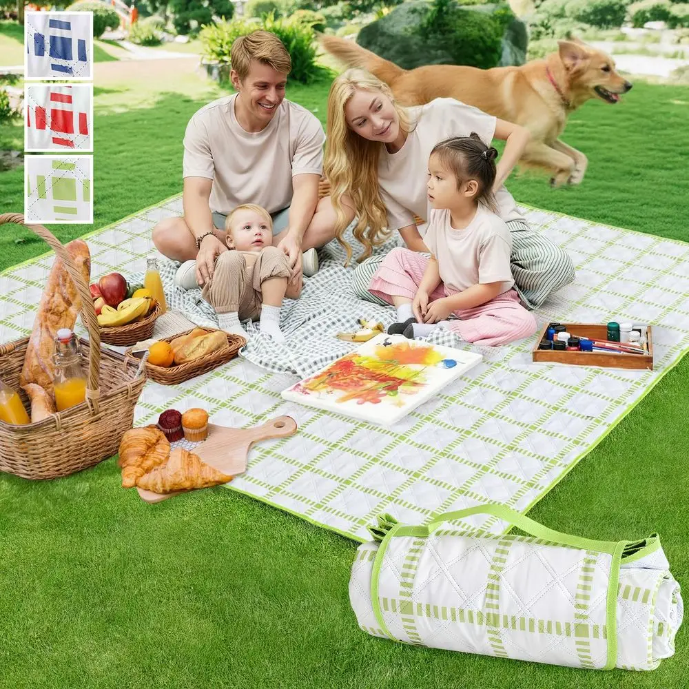 

Большое водонепроницаемое складное одеяло для пикника и кемпинга 80x80 см, портативный коврик для путешествий, парка и пляжа