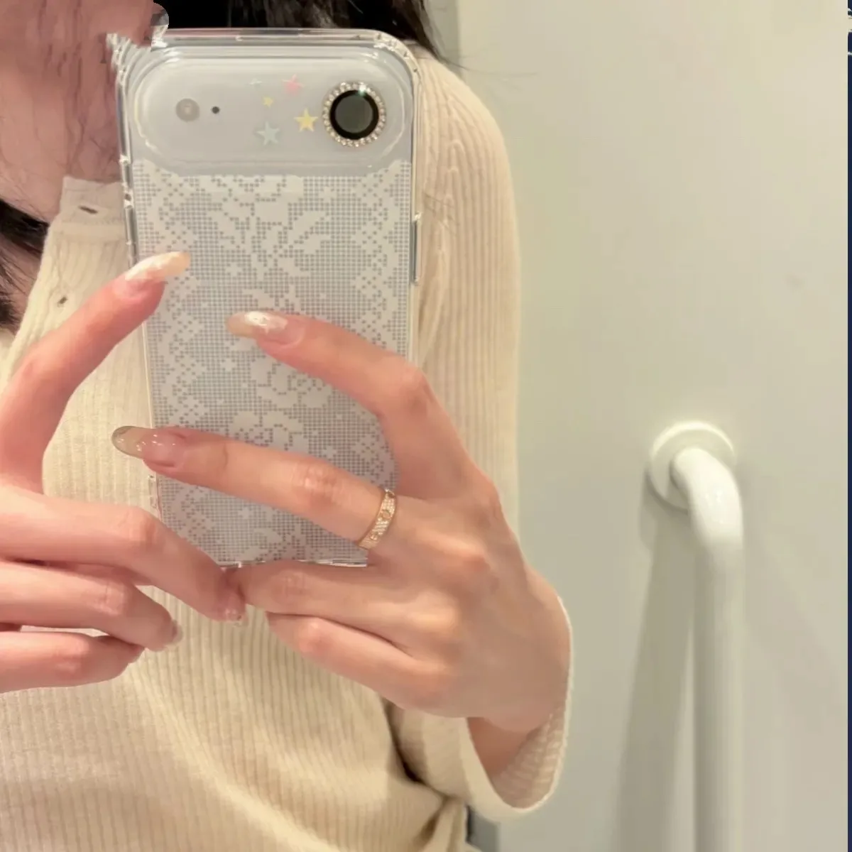 Ins French Vintage Lace Rose Phone Case For Samsung Galaxy S26 S25 S24 S23 S22 S21 S20 FE Note20 Note10 Edge Plus Ultra Lite 5G