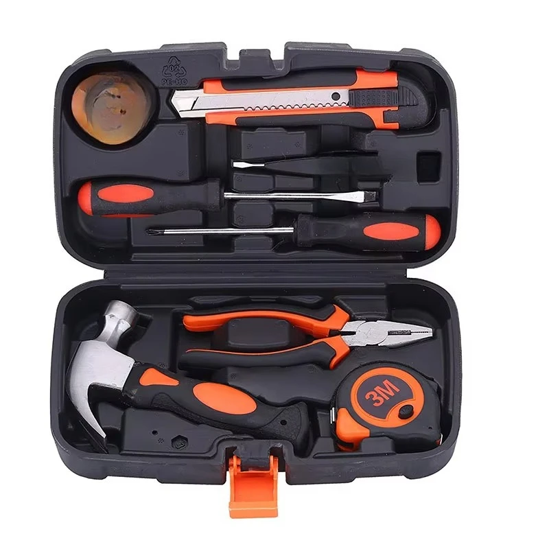 

Professional Multifunctional Plastic Shell Carbon Steel Toolbox Machine Repair Home Household Hand Tools Kit