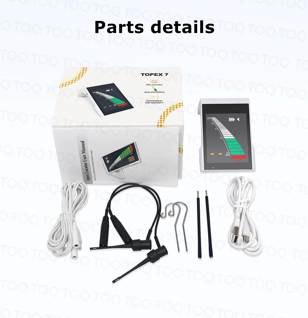 Dental Wireless Endo Motor & Apex Locator with 16: 1 Reduction Contra Angle and Auto Start & Stop New Technical Tool Endodontic