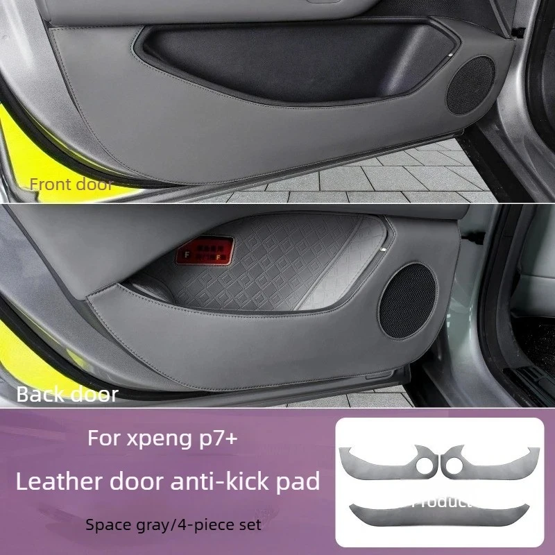 

Modified Door Anti-kick Protection Pad Interior Decor Parts For 24-26 Xpeng P7+ Extended Range