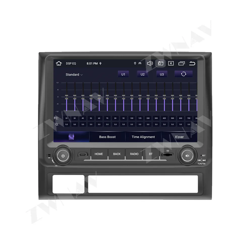 ZWNAV Android 14 Car Radio For Toyota Tacoma 2005-2015 Wireless CarPlay Android Auto DSP Sound GPS Navigation Powerful System
