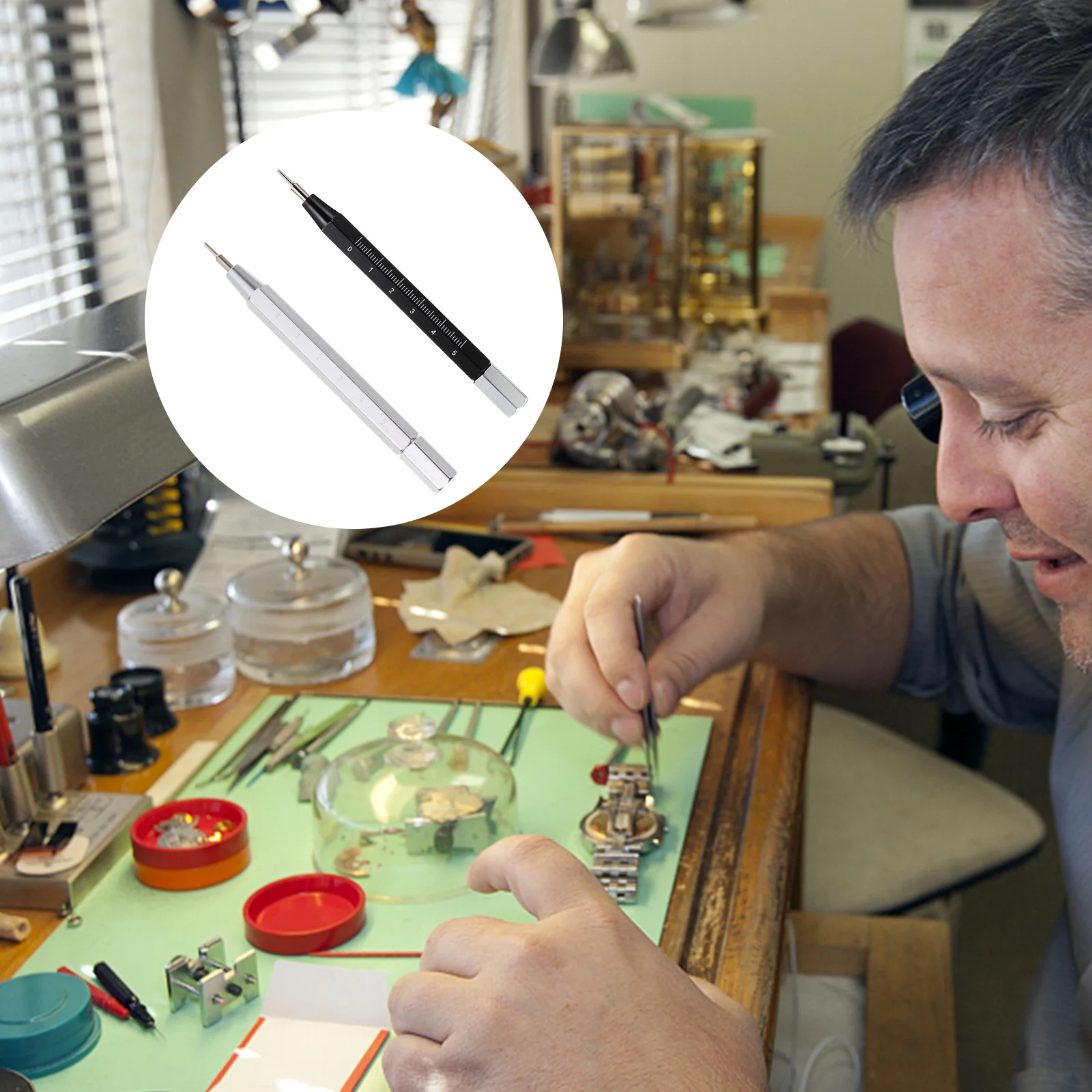 2pcs Spring Bar Remover Band Repair Tool Professional Watch Strap Adjustment Link Remover for Watch Repair Wristwatch Band Pin