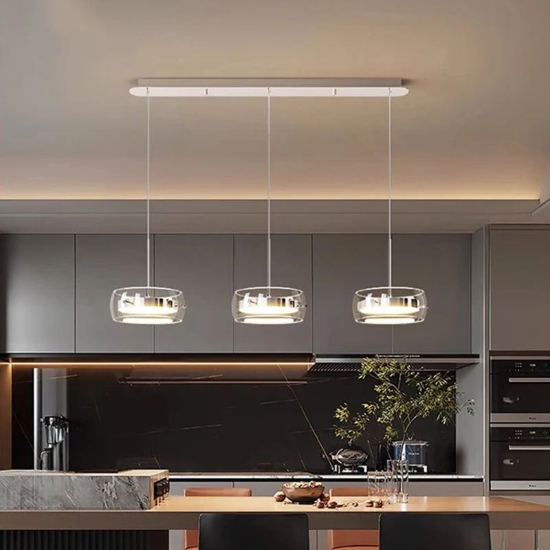 2025 Modern Home Decor Ring LED Lamp Pendant Lamp for Living Room Chandeliers Dining Room Hanging Light Indoor Lighting Fixture