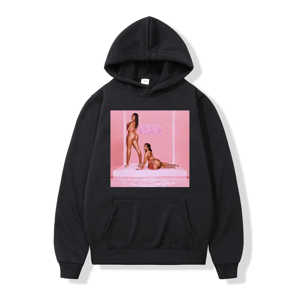 Rapper Cardi B Graphic Hoodie Men Women Fashion Aesthetics Hooded Sweatshirts Autumn Winter High Quality Fleece Loose Pullovers