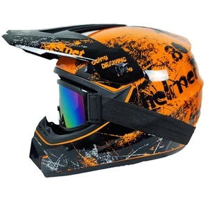 Capacete de motocicleta para crianças jovens, capacete de bicicleta suja, capacetes infantis Karting, Motocross Casco, proteção de segurança off-road, DOT 12 principais vendas capacete fly motocross - №12