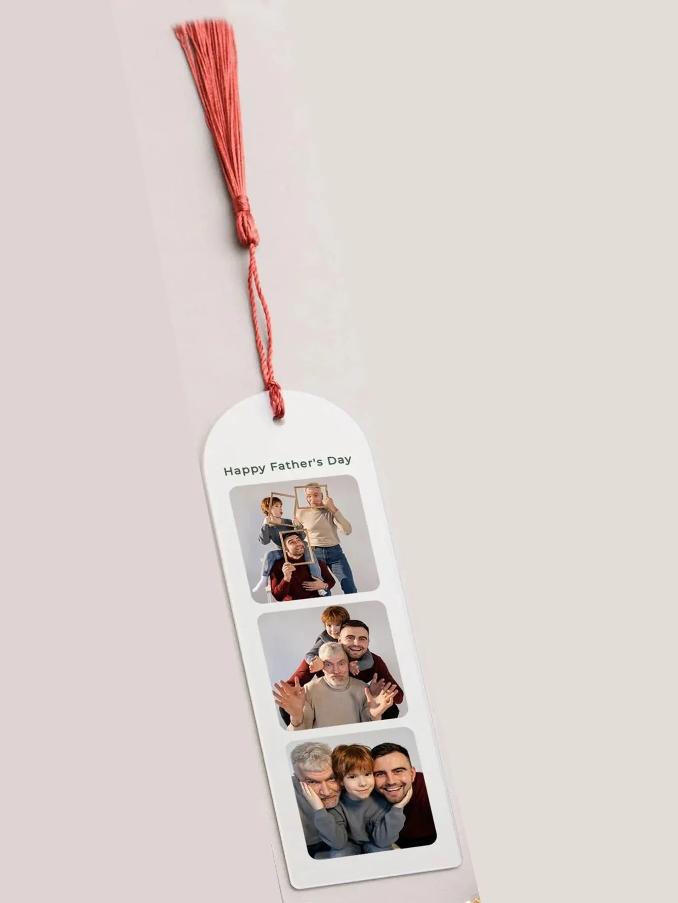 1PC Custom Bookmark - Personalized PMMA Memorial Bookmark, Transparent with Custom Image & Text, Delightful Laser Engraved Gift image 3