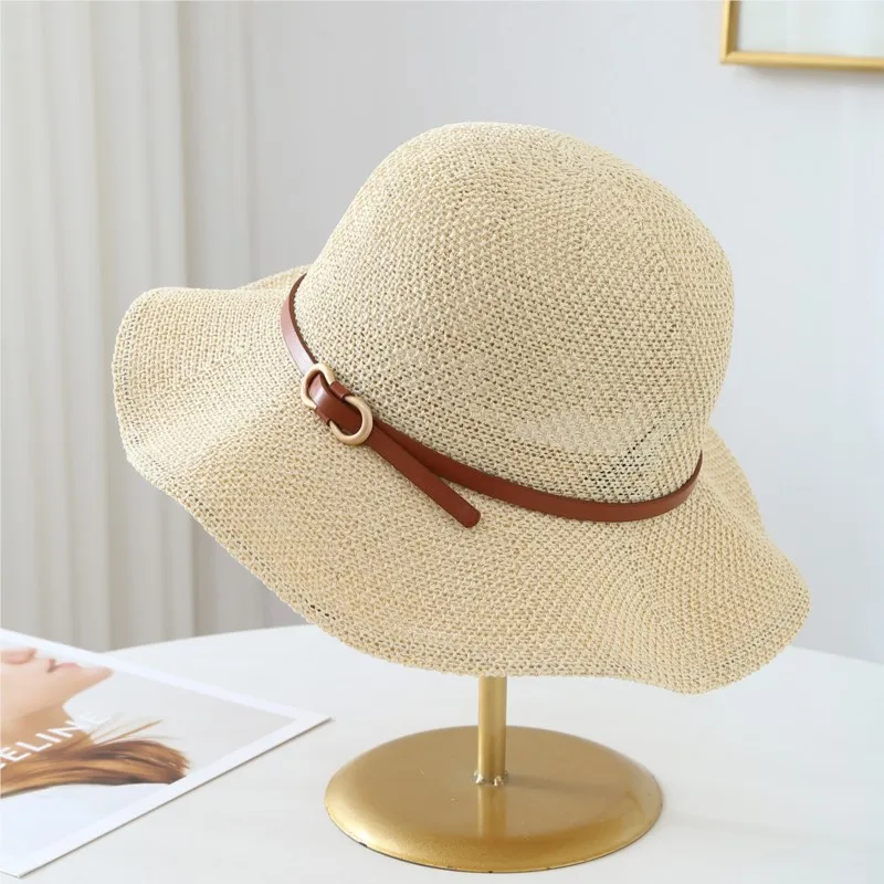 Female fisherman's hat versatile casual and fashionable travel basin pure handcrafted crocheted