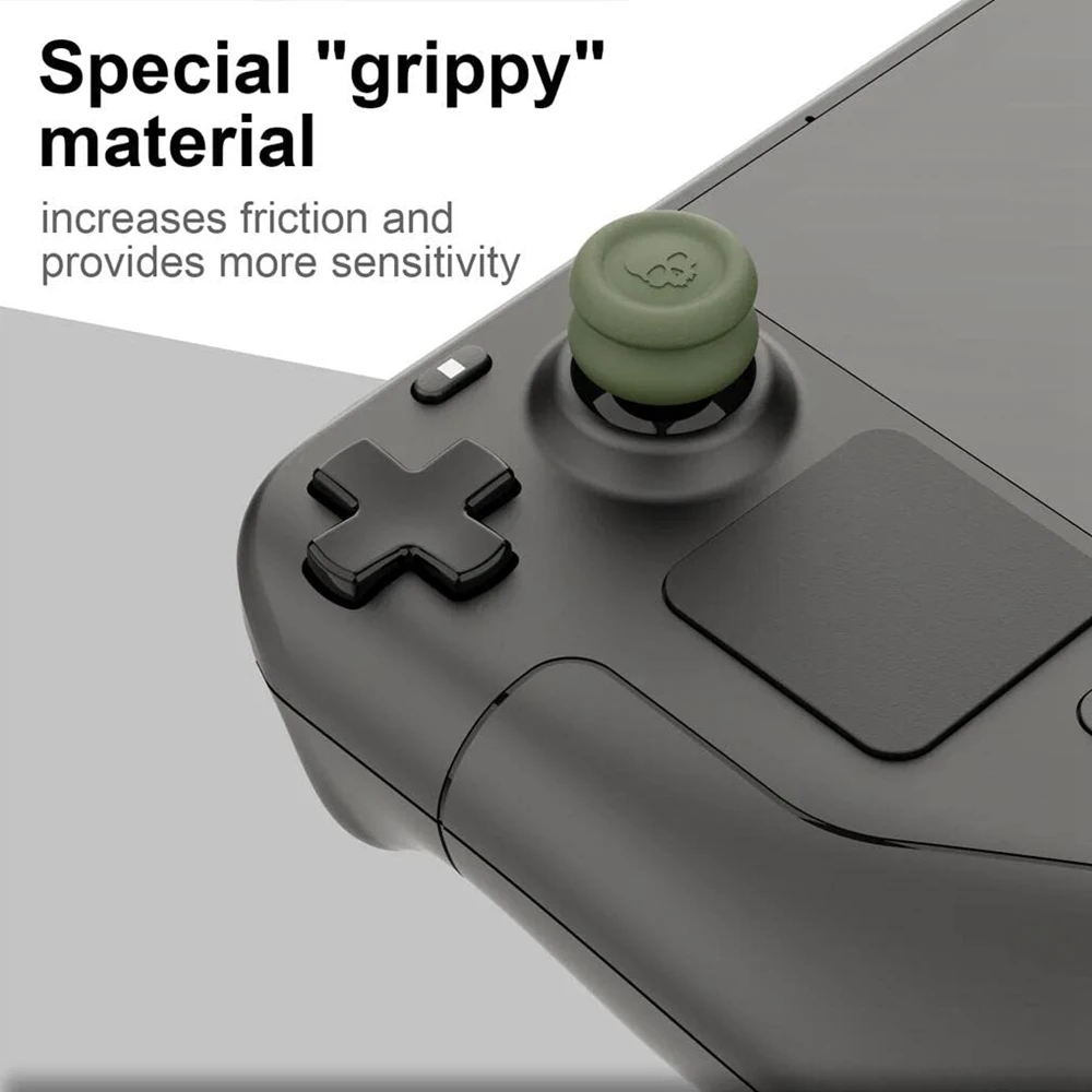 Ergonomic Joystick Caps for Steam Deck Gaming Consoles Anti-Slip Durable Thumb Grip Covers,Easy Install,Hot Sale,Free Shipping
