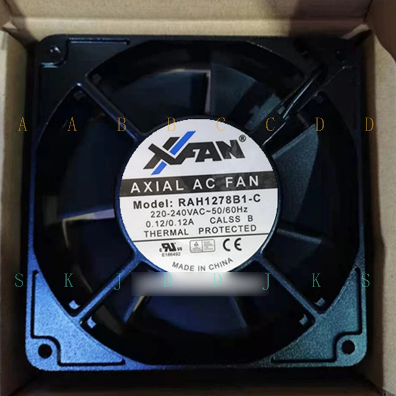 M  NEW Xfan RAH1278B1-C 12738 220-240V 0.12A Cooling Fan