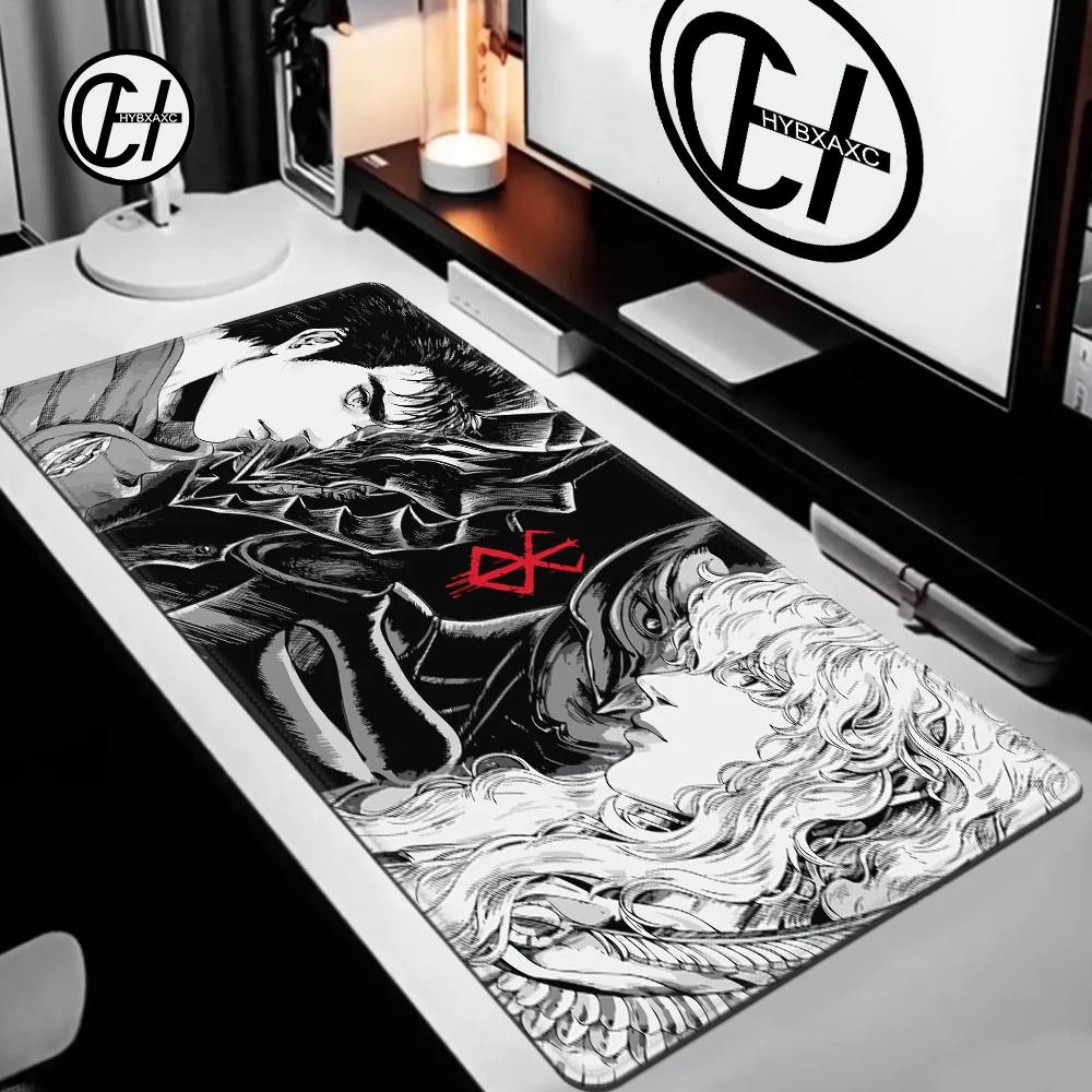 Guts sword in berserk Mouse Mat Berserk Guts Gamer game Mouse Pad Computer Accessories Big Keyboard