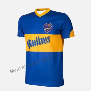 Vintage Maradona Boca Juniors Style Retro Fußballhemd Männer Frau Sport Komfort Sport T -Shirt 3D Fashion Sports Shirt 1995 10 Hauptverkaufs -Boca -Junior -Pullover - №1