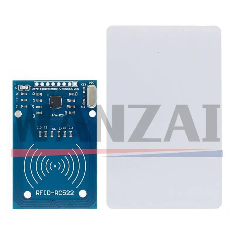 1pcs MFRC-522 RC522 RFID RF IC card sensor module to send  Fudan card,Rf module keychain