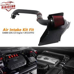 Air Filter Cold Air Intake Kit Fit for VW MK5 Golf MK6 GTI Passat Caddy Seat Leon Audi TT A3 Skoda Octavia EA888 GEN2 1.8T 2.0T