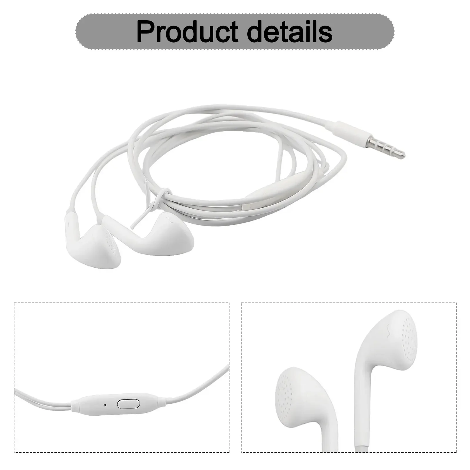 Anti Enrolamento Design Soft Fones De Ouvido, fones De Ouvido Com Fio, qualidade De Som HiFi In Ear