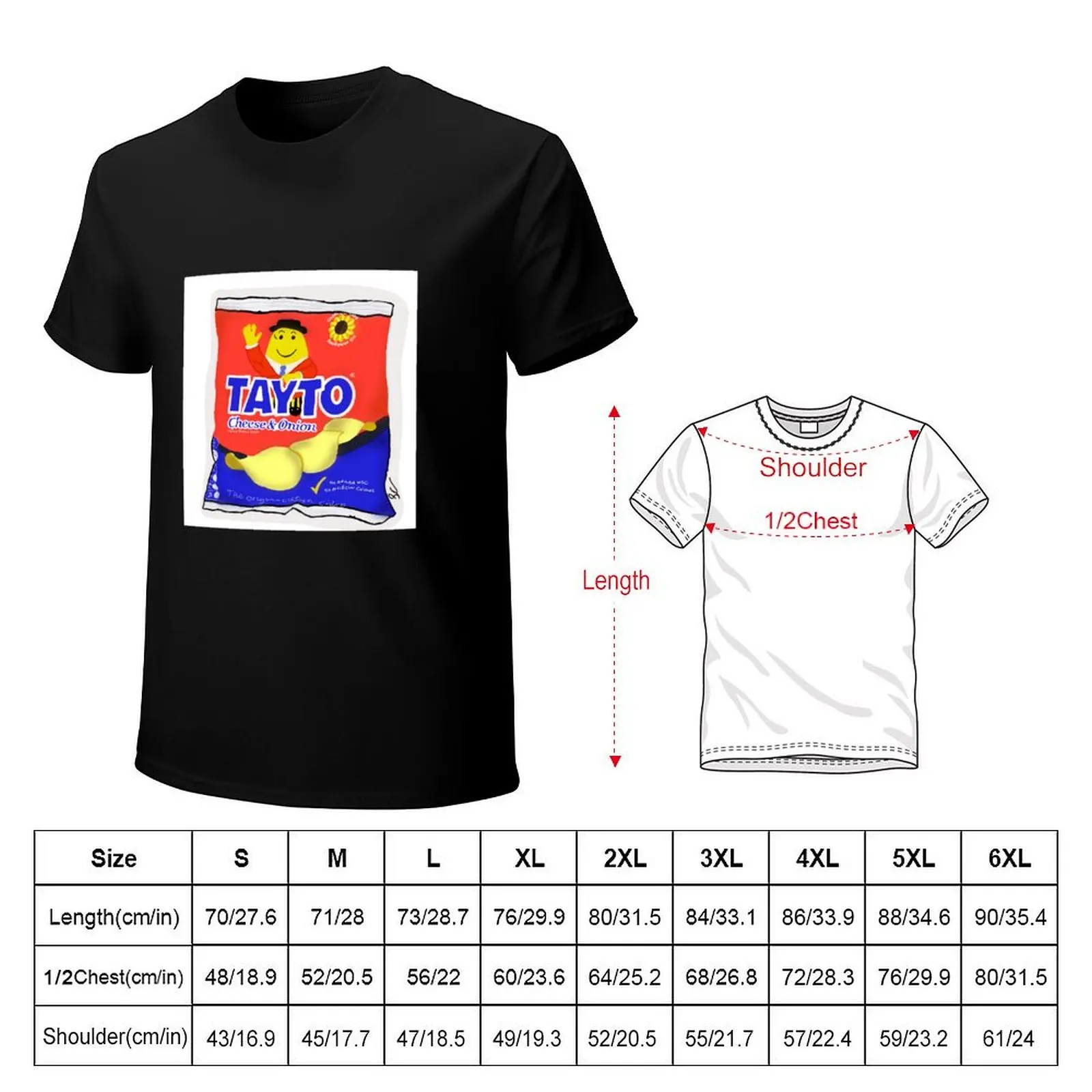 Tayto cheese and onion Irish T-Shirt man t shirt designer T-Shirt