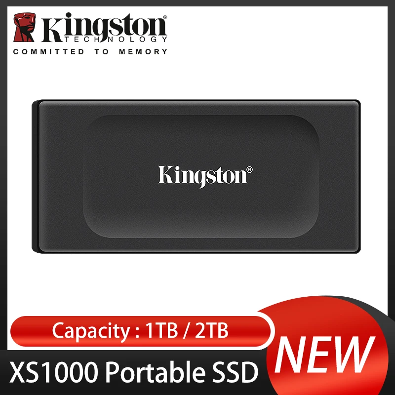 Kingston 2TB USB3.2 Gen 2 PSSD SXS1000 Portable Solid State Drive 1TB 2TB Up to 1050Mb/s ssd External Hard Drive for Laptop PC