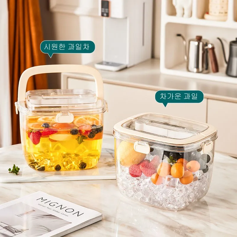 Camping Ice Bucket Clip Set Portable Alcohol Supplies Ice Bag Container Wine glass holder Ice cube bucket Ice tray Ice gel pack