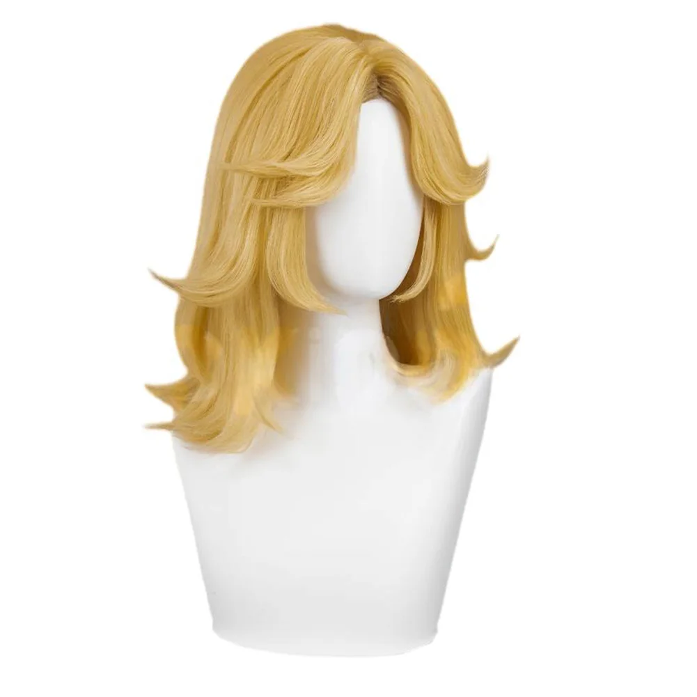 Pelucas de Susan Storm, juego de pelo rubio en capas, Rival, Cosplay, accesorios de disfraz de fantasía, accesorios de fantasía para mujeres adultas