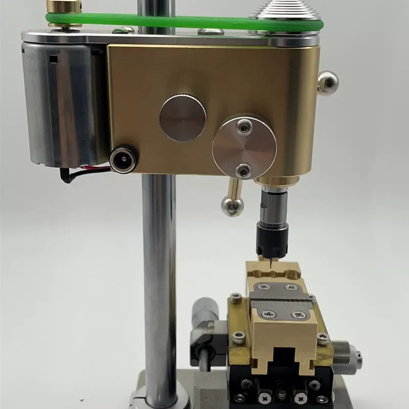 High precision bench drill with an error of 0.01 μ m for drilling, used for repairing tables, by craftsmen, and by sanitation w