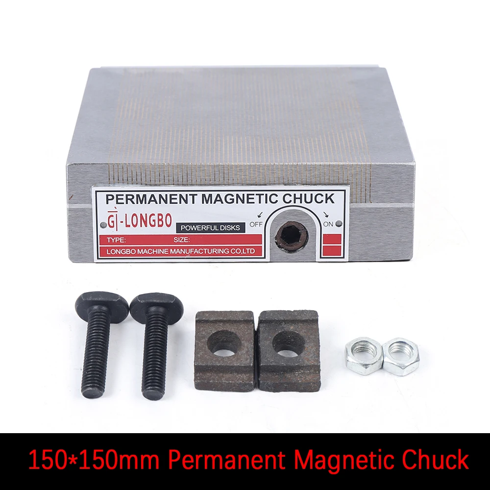 

6x6 inch USA Permanent Magnet Suction Cups Fine Pole Magnetic Chuck Workholding Permanent