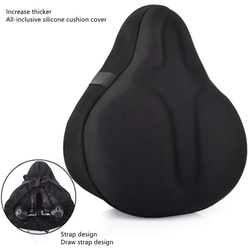 Bicycle seat covers are comfortable, thickened and soft. Bicycle seat covers are super big butt seat covers.