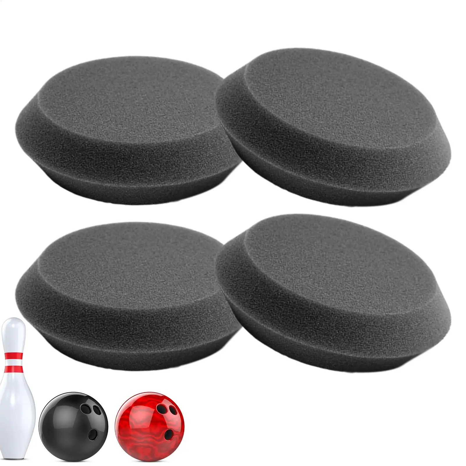 

Bowling Sanding Pads Resurfacing Polishing Cleaning Tool 4 Pieces Professional Portable Polisher For Resurfacing Even Texture